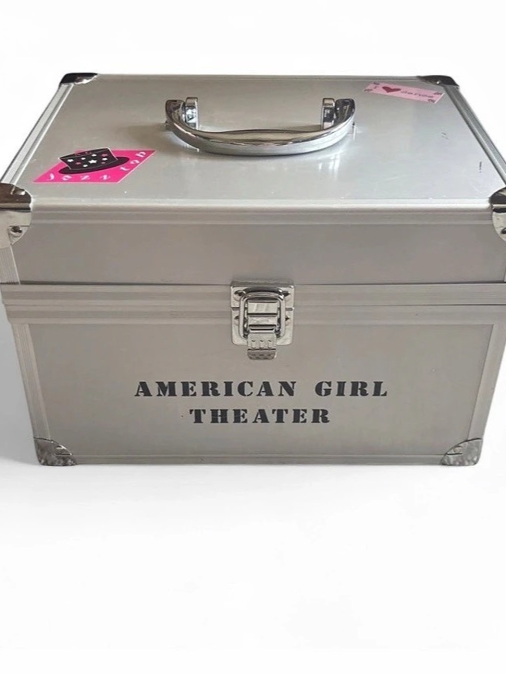 American Girl Theater Case Silver & Black